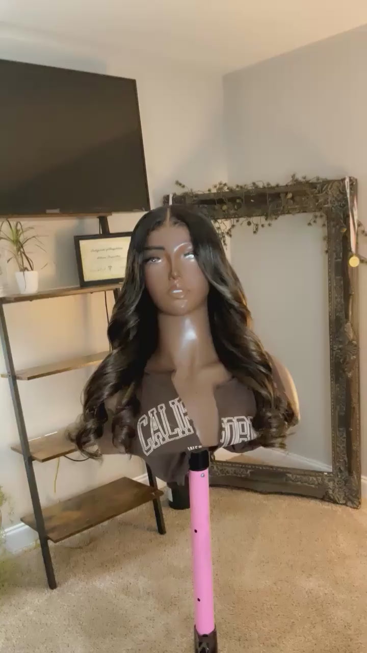 4x4 closure brown highlight (on hand)
